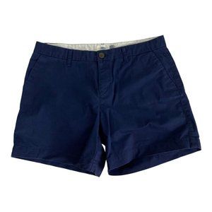 Old Navy Womens Shorts Adult Size 6 Blue Chino Pockets 5.5" Inseam
